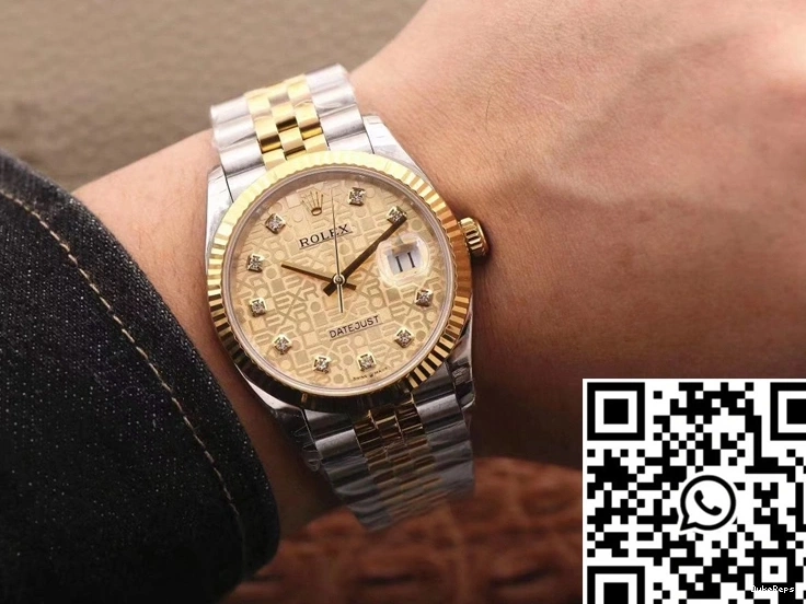 Dial Datejust Factory EW Champagne Rolex M126233-0033 0729